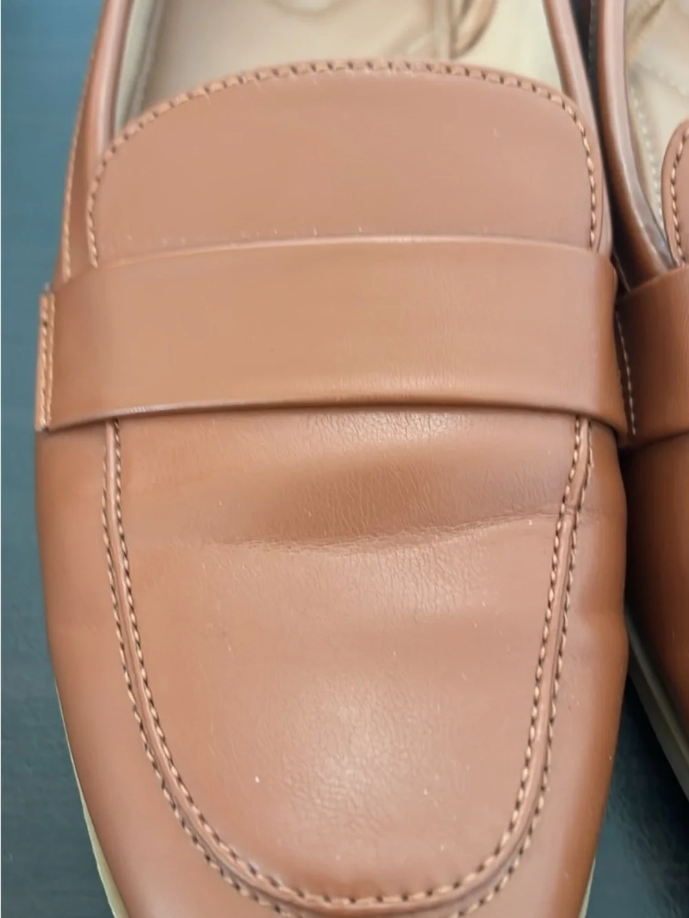 Old Navy Women's Tan Penny Loafers